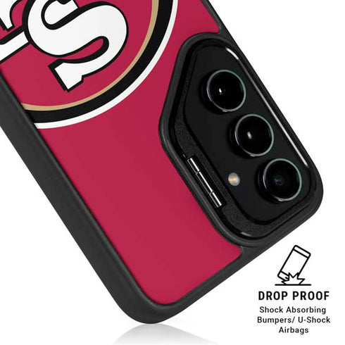 NFL San Francisco 49ers Large Logo Galaxy S24 FE Kickstand Case